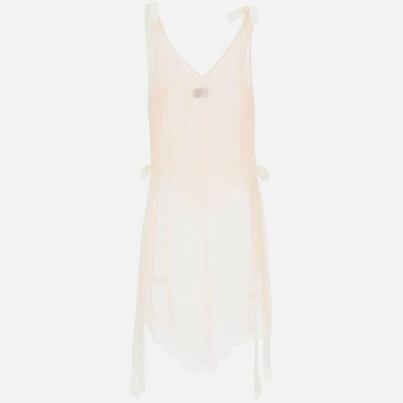Women's Simone Rocha Tulle Slip Dress w/ Satin Ribbons, Style#71790069, US sz 6 - Picture 1 of 10